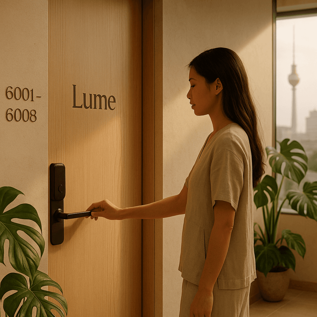 Quiet and modern Lume dorm room